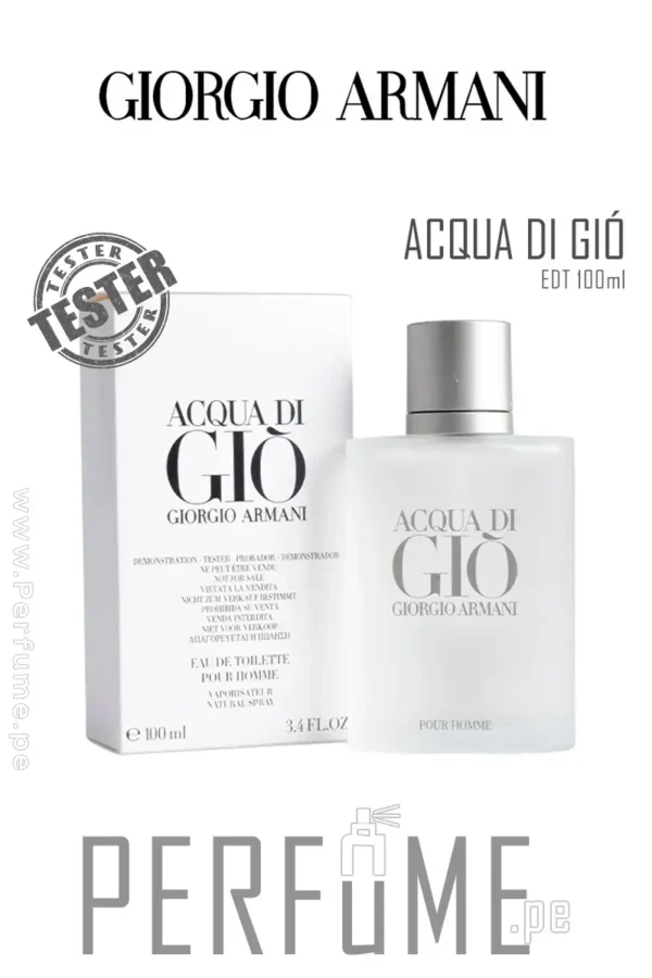 Tester Acqua Di Gio Giorgio Armani